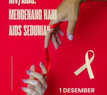 Merah dan Putih Modern World Aids Day Instagram Story 360x320